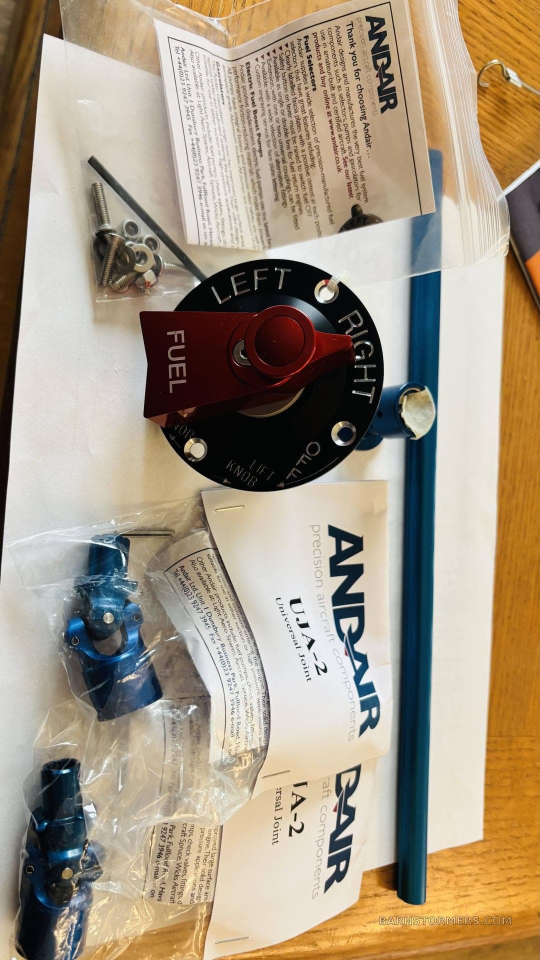 ANDAIR VALVE/THROTTLE QUADRANT