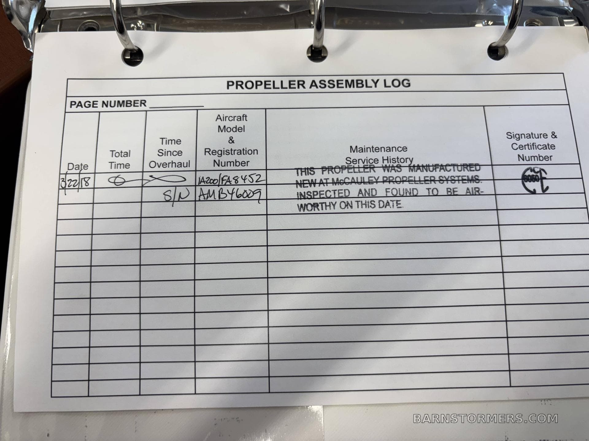 MCCAULEY PROPELLER photo 5