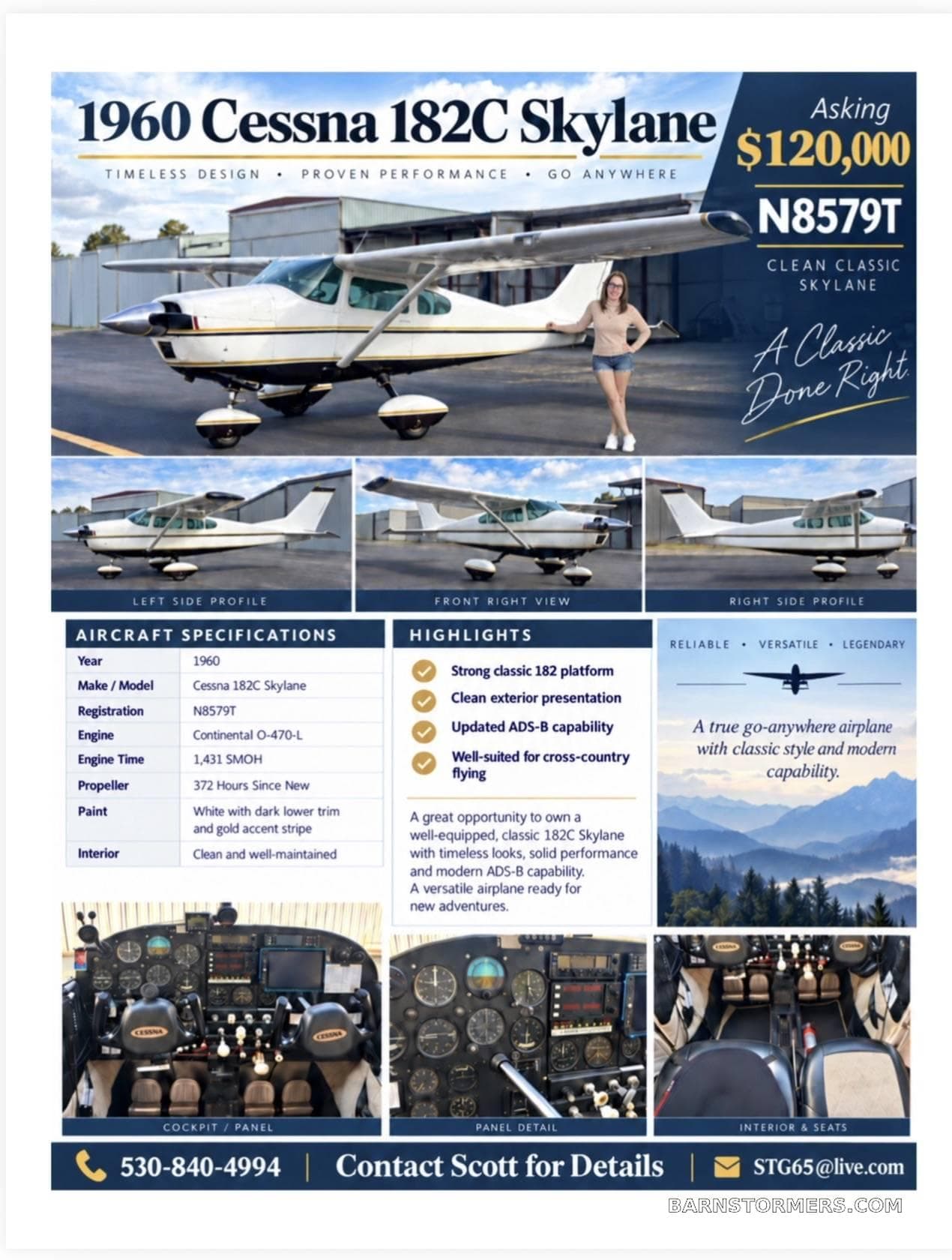 1960 CESSNA 182C SKYLANE photo 2