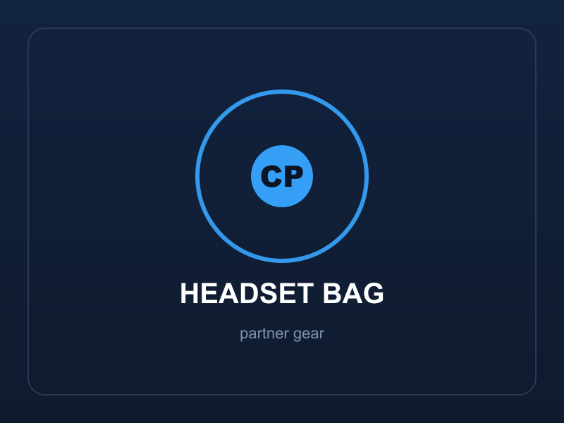 Aviation headset bag (partner)